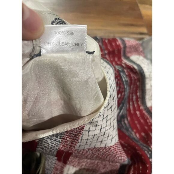 Launch by Susan Young abstract sailboat novelty 100% silk dress size XS - Picture 12 of 13